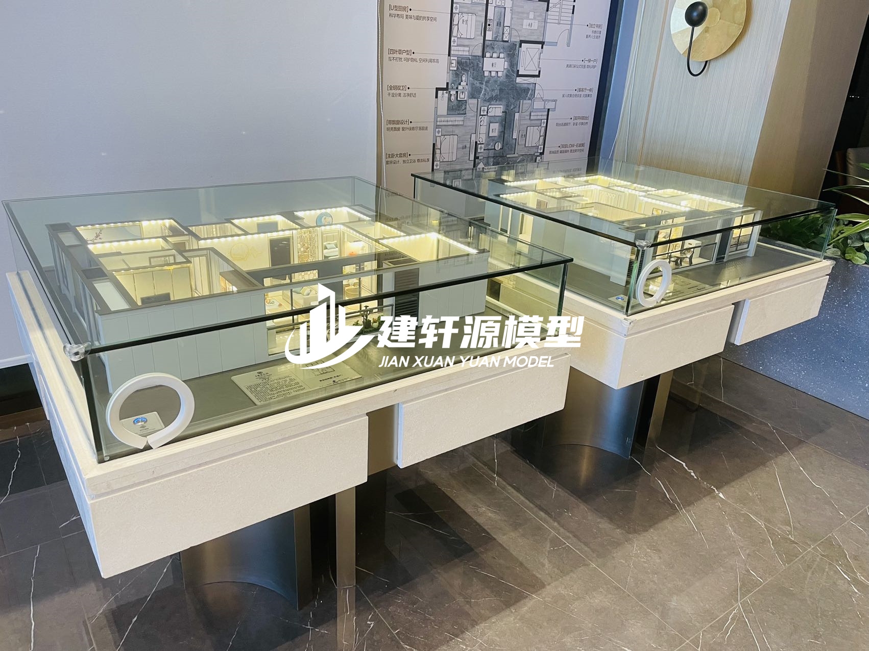 广饶中梁地产户型模型制作